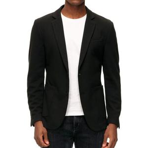 Paul Jones Mens Jacket Sport Coat Black Textured Two Button Career Casual, Size XL