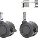 67067 Grill Wheels Replacement for Weber GS4 Genesis II Gas Grills Parts for Weber Genesis II S-310 S-315 E-210 E-310 E-410 E-610 SE-335 CE-310, for Weber Genesis 2 LX S-240 S-440 S-640 Wheels Parts (2.86"-for Weber Genesis II (2016+) Grill)
