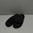 ULTRAIDEAS Women's Popcorn Flip Flop House Slipper with Memory Foam (9-10, Black)