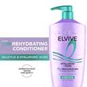 L'Oreal Paris Elvive Hyaluron + Pure 72H Rehydrating Conditioner for Oily Hair, Hair Conditioner with Salicylic and Hyaluronic Acid, 28 Fl Oz