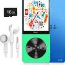 MP3 Player, Music Player with 16GB Micro SD Card, Build-in Speaker/Photo/Video Play/FM Radio/Voice Recorder/E-Book Reader, Supports up to 128GB