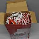 COOLWUFAN 12 Pack Christmas Candy Cane Pathway Markers, 22'' Candy Cane Christmas Decorations Pathway Lights Outdoor with 72 Warm Lights for Xmas Holiday Party Walkway Patio Garden Yard Lawn Decor