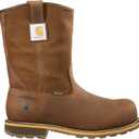 Carhartt Footwear CMP1453 Waterproof Pull On Boot (13 Wide, Bison Brown Oil Tan)