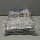 GarveeHome Modern Geometric Area Rug 5x7 Distressed Bordered Rug Washable Non Slip Floor Carpet Non Shedding Thin Rug, Soft Low Pile Rug, Contemporary Gray Rug for Dining Room, Living Room (Grey)