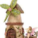 Miniature Fairy Garden House Kit - Mini Fairy Figurines - Indoor or Outdoor 3 Piece Accessory Set