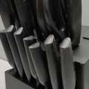 Knife Set, Astercook 21 Pieces Knife Sets for Kitchen with Block, Dishwasher Safe Kitchen Knife Set with Built-in Sharpener, German Stainless Steel Black Knife Block Set