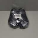 Platform Slides for Women and Men | Chunky Thick EVA Sole with Stable Support | Non-Slip for Daily Wear (6.5-7.5 Women/5-6 Men, Black)