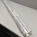 LazBlinds No Drill Cordless Roman Shades for Windows, 44" W x 60" H, Grey