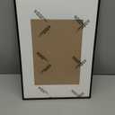 Homso A3 Frame in Black, Metal Thin Board A3 Picture Frame with Acrylic Plexiglass for Pictures A4 with Mat or 11.7 x 16.5 without Mat for Horizontal and Vertical