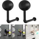 PEI Motorcycle Accessories Helmet Holder, Metal Hat Rack, Wig Storage Holder Display Stand, Helmet Hanger Rack Wall Mounted Hook for Coats