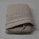 Bedsure 100% Cotton Twin XL Blanket for Bed, Summer Waffle Weave Twin Blanket, Dorm Room Essentials for Girls Guys, Lightweight Thin Breathable Decor for Room, Hotel, Hospital, Linen Beige, 66" x 90"