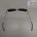 Cyxus Polarized Rimless Sunglasses for Men Square UV Protection Rectangle Ultralight Metal Shades (Frameless Sunglasses-black Gold)