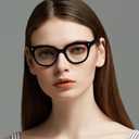 3 Pack Bifocal Reading Glasses for Women Men Classic Clear Top Bi-focal Readers Full Lenses Dual Focal Eyeglasses+2.50