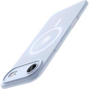JETech Matte Case for iPhone 17 Air Compatible with MagSafe, Camera Lens Full Protection, Shockproof Translucent Frosted TPU Soft Phone Cover, Anti-Fingerprint, 6.5-Inch Display (Blue)