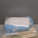 Teepee Tent for Kids with Padded Mat, Lights, and Carry Bag, Washable Playhouse for Indoor Use, Ideal Play Tent for Girls and Boys,Stripe Blue (Standard)