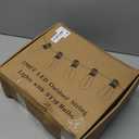 Brightever Outdoor String Lights 150FT, Patio Lights with 75+2 Dimmable ST38 Shatterproof LED Bulbs, Vintage Edison String Lights for Outside, Waterproof Bistro Lights for Halloween Backyard 2700K (150FT-Warm White, Black Wire)