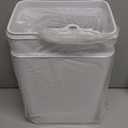 Bathroom Trash Cans with Lid 2 Pack 2.2 Gallon Touchless Automatic Motion Sensor Small Slim Garbage Can, Smart Electric Narrow Garbage Bin for Bedroom Office Kitchen (White)