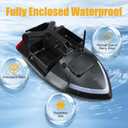 3 Boxes RC Bait Boat for Fishing with 4.4lbs Load 12000mAh Battery