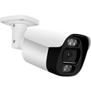 2.0MP HD 1080P Analog Security Camera (Hybrid 4-in-1 HD-CVI/TVI/AHD/960H Analog CVBS) Outdoor Indoor, 6pcs IR-LEDs, ICR, 2.8mm Lens, 105 Wide Angle, Full Metal Housing, CCTV Bullet