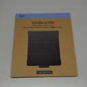 Plant-Based Leather Folio Cover with Magnetic Attach, Designed with Sustainability in Mind for Amazon Kindle Scribe (Black)