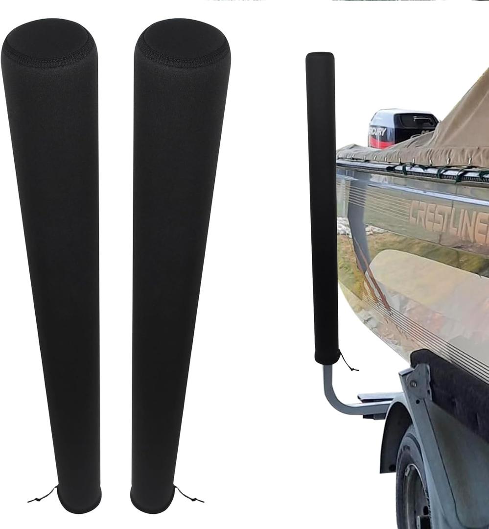 Boat Trailer Guide Pole Cover, Set of 2 Neoprene Heavy Duty Marine Trailer Guide Protective Cover for Jet Ski Boat Sailboat Trailer (36 Inch)