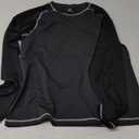 Arcweg Rash Guard Men Swim Shirt Long Sleeves Diving Rash Vest Fit Top T-Shirt M