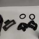 Satin Heatless Curls Overnight Hair Curlers to Sleep In Hair Curler Rollers No Heat Hair Wrap for Curls Headband, 70" Satin Heatless Curling Rod Set for Women Long Waves Hair Volume -Black 9PCS