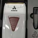 Andis TS-1 17235 Pro Foil Lithium Titanium Foil Shaver, Cord/Cordless, Smooth Shaving Cordless Shaver with Charger, Gray