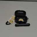 Safety Lock Case for Bose QuietComfort Earbuds Case(2024),Military-Grade Drop Protection Hard Case Cover for Bose New QuietComfort Bluetooth Earbuds with Cleaning Kit&Carabiner(Charger not Included) (Black)