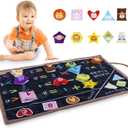Bean Bags Toys Shapes Matching Math Game - Learning Activities Memory for Numbers, Colors, Math, Preschool Classroom Must Haves Toys for Toddlers