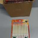 Baquler 50 Pack LED Flameless Taper Candle Lights, Battery Operated Clip on Candles, 3D Wick LED Candlesticks for Christmas Tree Halloween Wedding Window Church Decor, 5.7'', No Batteries