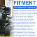 Lawn Mower Starter Ignition Switch with Key 7 Terminals for Husqvarna Sears Craftsman John Deere Parts, 4 Position Ignition Starter Switch Compatible with 175566 175442 GY20074 and More