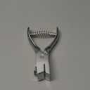 MROCO Hole Punch One Slot Badge Punch for ID Cards  Handheld Metal Slot Puncher, 15mm x 3mm Hole, No Burrs, Spring-Loaded, Works on PVC, Paper & Cardstock