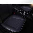 2 x 2Pcs Universal Seat Cushion, Comfortable Large Seat CoverNon-Slip Breathable Unique Back Rest Black (Black)