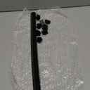 Epakh 4-Piece PVC Black Hanging File Folder Rails with 8 Clips, 1 x 0.75 x 0.75 Inches (Hooks), 15.75 x 0.59 x 0.13 Inches (Rails), Office, Home Use