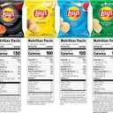 Lay's Potato Chips, 4 Flavor Variety Pack, 1 oz Single Serve Bags, (40 Pack) (EXP 02/11/25)