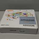 Tiny Land 110PCS Wooden Train Set  Toy Train with Tracks for Kids Ages 3-7, Compatible with Major Brands, Ideal Railway Playset for Boys and Girls, Great Birthday