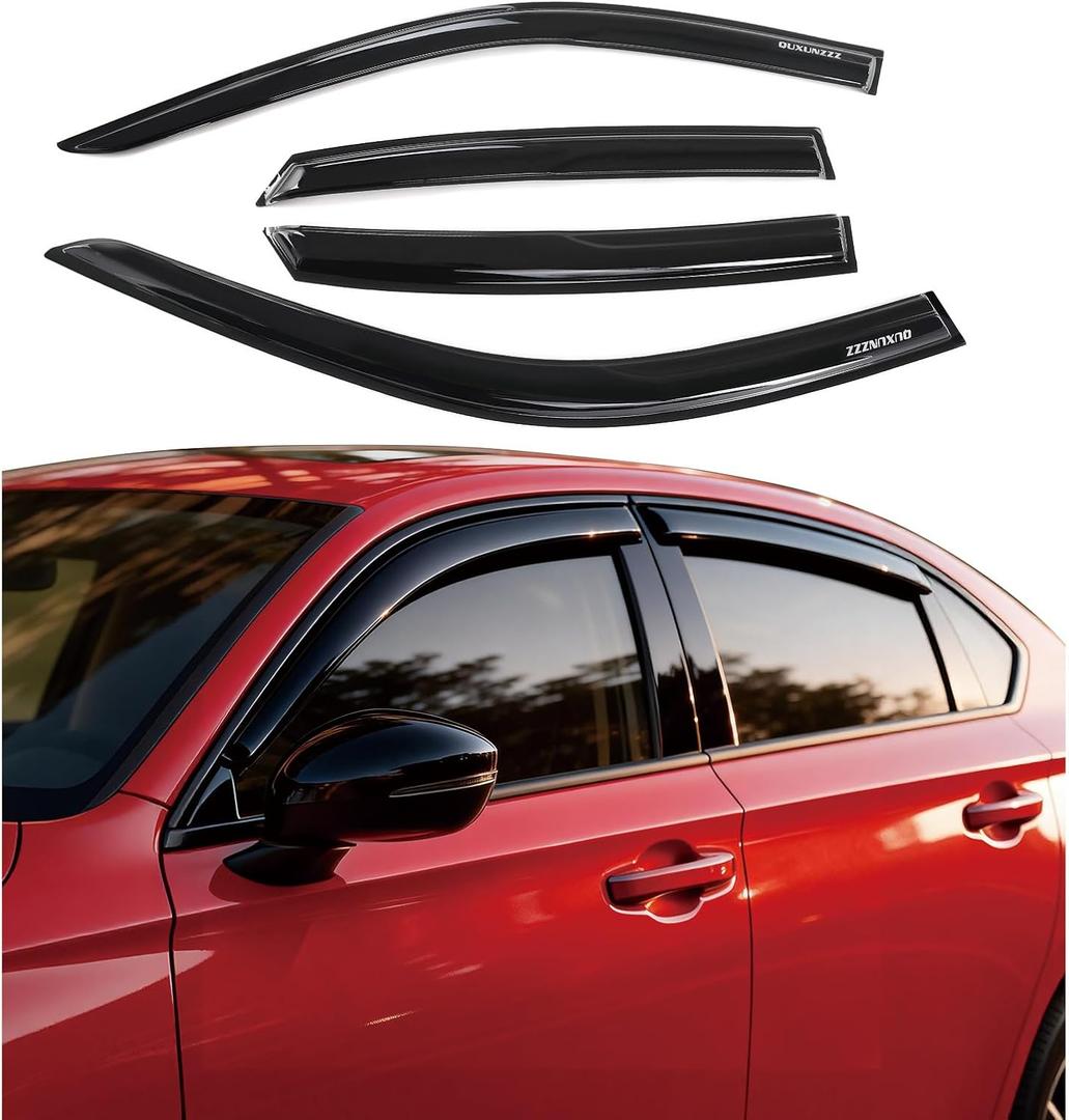 Outside Mount Window Visors Rain Guards for Honda Civic 4Dr Sedan 2022-2026