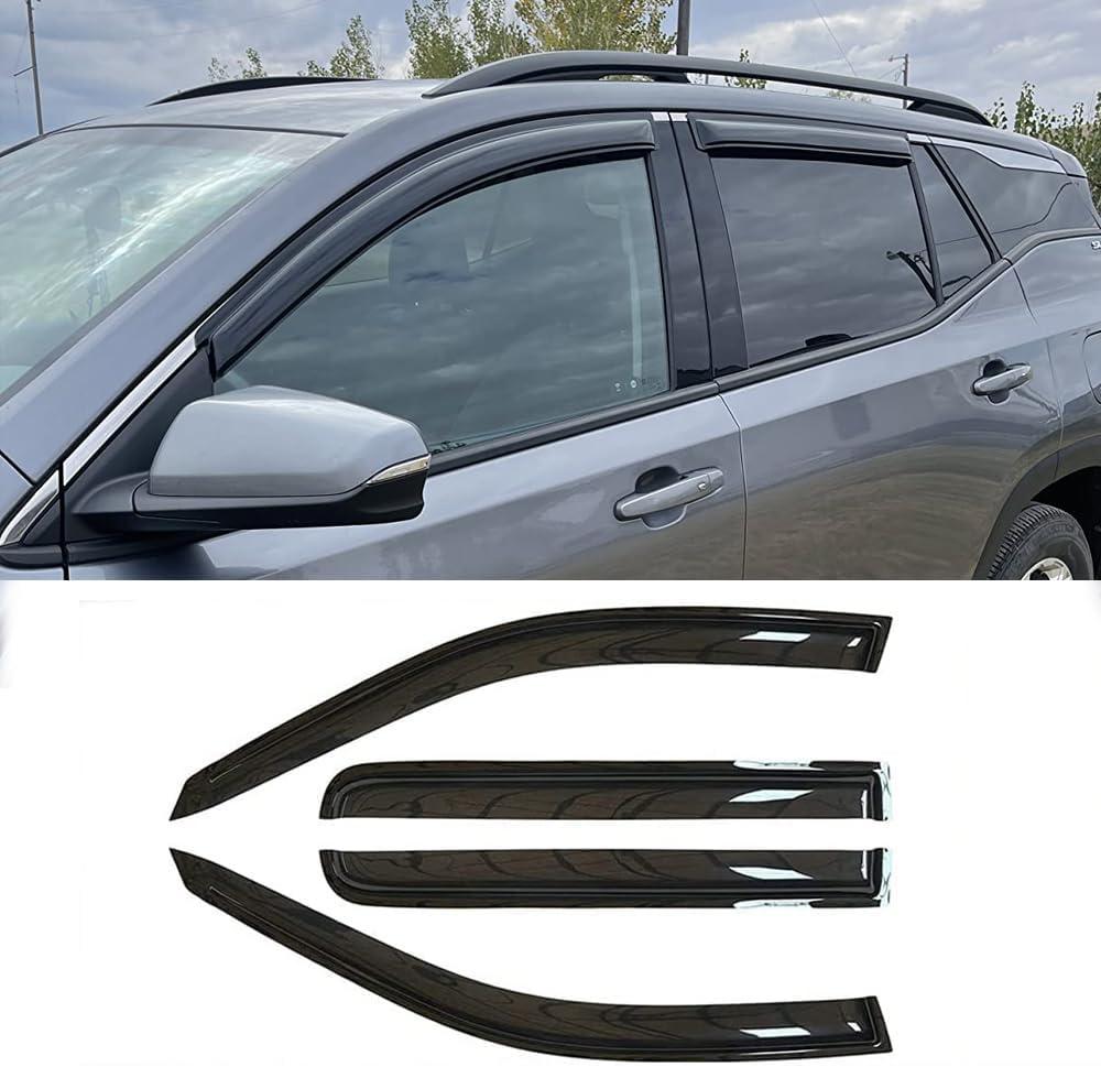 94167 Sunproof Waterproof Side Window Wind Deflector, 4pcs Protective Replacements Rain Guards Set, Window Visor fit for 2010-2017 GMC Terrain