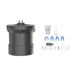 Hydrovos Mini Water Pressure Tank for Tankless Reverse Osmosis System, Use with All Refrigerator Ice Makers, Fits 1/4" Water Tubing, Uninterrupted Flow of Water, Eliminates delay from Tankless RO