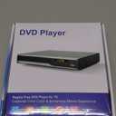 DVD Player, Region Free DVD Players for CD/DVD's, Compact DVD Player Supports NTSC/PAL System with RCA Stable Outputs/USB 128G Input, Contains Remote Control and RCA Cable-Not Support HDMI