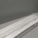 DEZ FURNISHINGS Cordless 2" Signature Faux Wood Blind, 47" W x 60" H, Embossed White