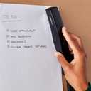 Amazon Basics Desktop Office Stapler, Lightweight, 25 Sheet Capacity, Non-Slip, Black, 3-Pack with 1000 Staples