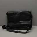 Messenger Bag for Men, 13 inch Purse Crossbody Bag, Waterproof Shoulder Bag for Office Business (Black)