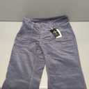 Flamingals Women's Wide Leg Pants for Women Mid Waist Dress Flare Straight Leg Corduroy Pants Work 31" Inseam Trouser Gray L