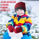 Liitrsh 24/48 Pcs Toddle Hat Scarf Glove Earmuffs for 2-8 Years Boy Girl, Winter Beanie Caps Gloves Mittens Earflaps (Multicolor)