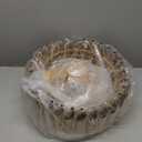 AXILIXI Gold Crystal Chandeliers 16 Modern Ceiling Pendant Light Fixture for Dining Room 3 Tiers Dimmable Round Flush Mount Chandeliers for Living Room Foyer Bedroom Kitchen