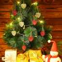 24 Pieces Valentine's Heart Glass Ornaments Set Spun Hanging Ornaments Heart Shaped Valentines Day Tree Decor Transparent Decoration for Holiday Party(Clear, Red)