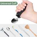 Awaiymi 3 Pack Universal Cuff, Universal Hand Strap for Holding Utensils, Eating Assistance Cuff for Weak Grip & Limited Mobility (3 Different Designs to Suit Various preferences)