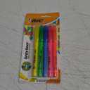 BIC Brite Liner Highlighters, Chisel Tip, 5-Count Pack of Highlighters Assorted Colors, Ideal Highlighter Set for Organizing and Coloring